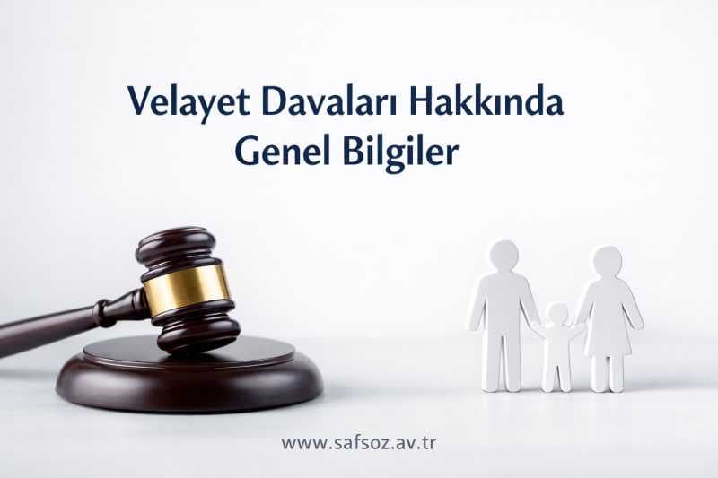 Velayet Davaları hakkında genel bilgiler (2026)