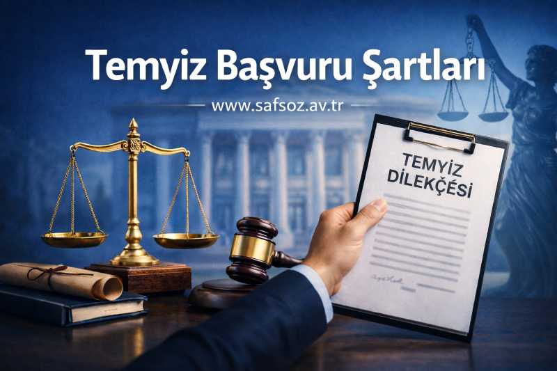 Temyiz Başvuru Şartları 2026