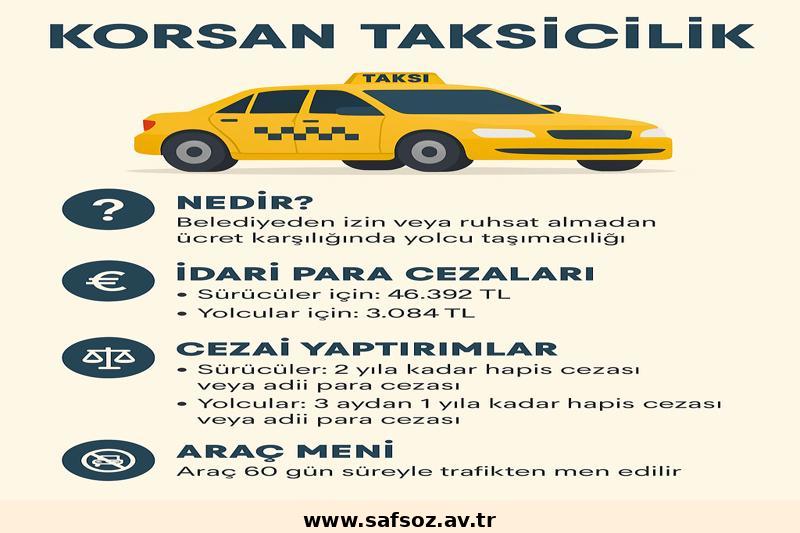 Korsan Taksicilik Suçu ve Cezası